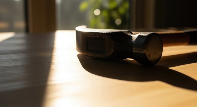 Labor day relaxation a cozy scene with a pipe and warm sunlight