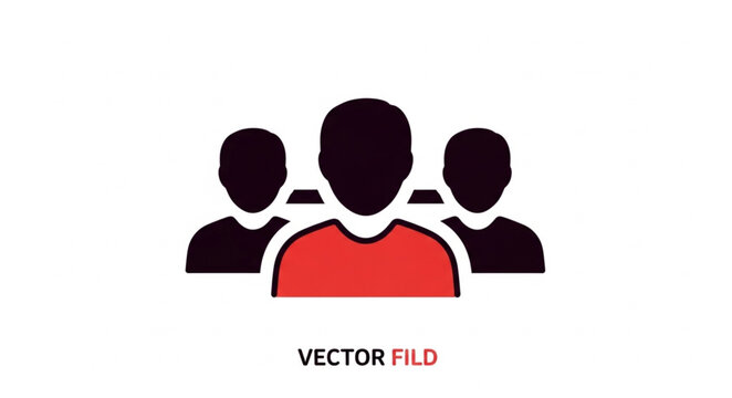 Group of three people icons representing teamwork and community.