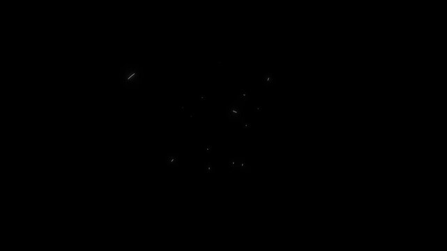 Neon kidneys anatomy animation white glowing medical loop background