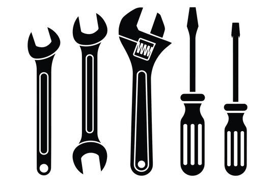 Black and white of bar tools and cocktail shaker jigger