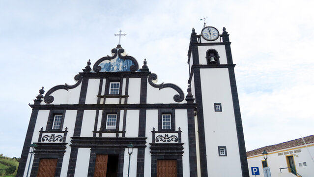 Igreja Paroquial das Capelas, S&atilde;o Miguel, Portugal. Temple of invocation to Our Lady of Presentation which was built in the 16th century XVIII