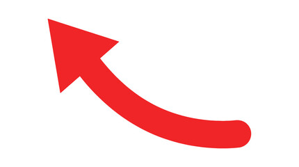 Red Arrow Pointing Upwards - Growth Concept red arrow up arrow progress success motivation business