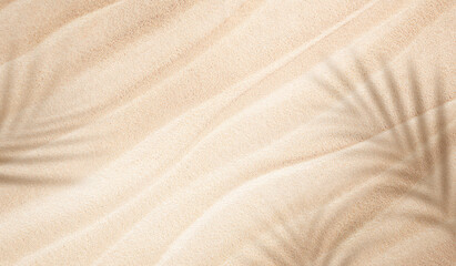 shadows of a palm tree on the sand © Ирина Гутыряк