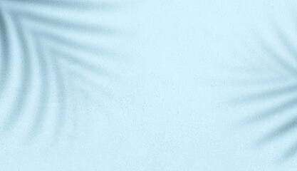 shadows from palm leaves on a light blue background © Ирина Гутыряк