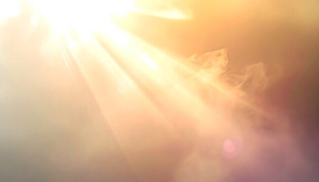 Soft dreamy haze overlay background with diffused warm sunlight glow and low contrast nostalgic lighting.
