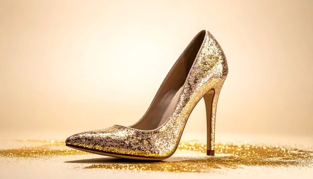 slim fit dress slacks Serafina Gold Platform Sandals main image 1
