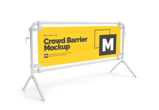 Crowd Barrier Mockup