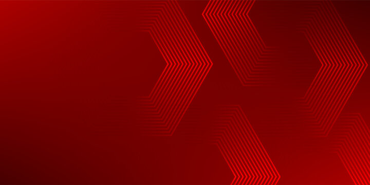 Abstract Red Technology Background with Hexagonal Geometric Lines and Soft Gradient, Vector Illustration for Futuristic Digital Branding, Cyber Security and Modern Data Design. eps 10