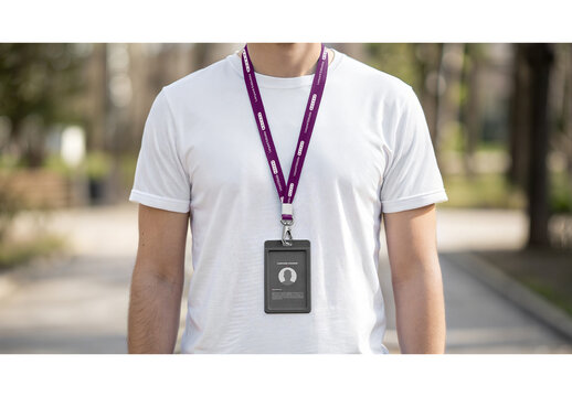 Lanyard ID Card Mockup 19