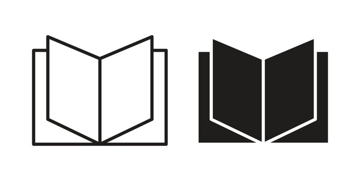 Book icon for graphic and web projects