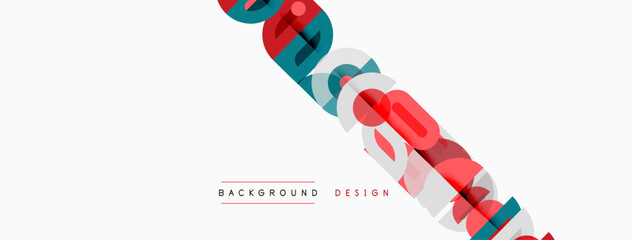 Plakat Abstract geometric lines create dynamic visual effect. Minimalist design with text elements, suitable background.