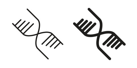 Obraz premium DNA icon for graphic and web projects