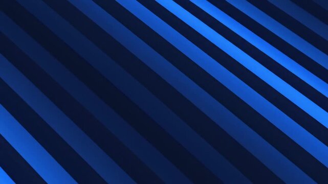 Abstract dark blue background with a pattern of diagonal stripes in various shades of blue and navy, featuring a subtle layered shadow effect for a clean geometric design.