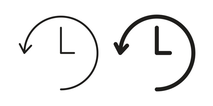 History icon for graphic and web projects