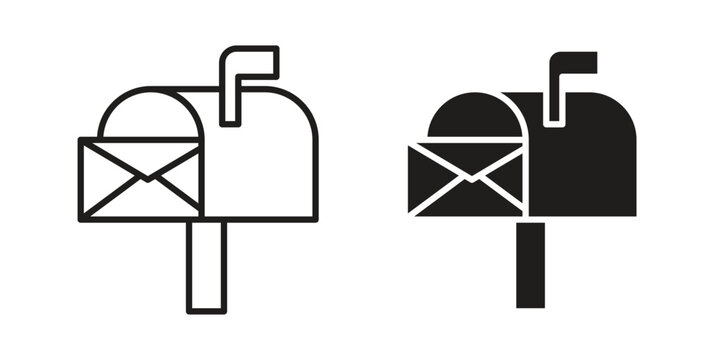 Mailbox icon for graphic and web projects