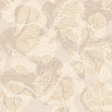 Seamless Etched Earth Botanicals pattern