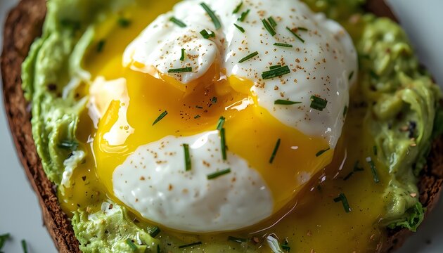 Egg Benedict With Poached Eggs and Hollandaise Sauce.  Classic egg benedict with poached eggs and creamy hollandaise sauce, perfect breakfast and brunch concept.
