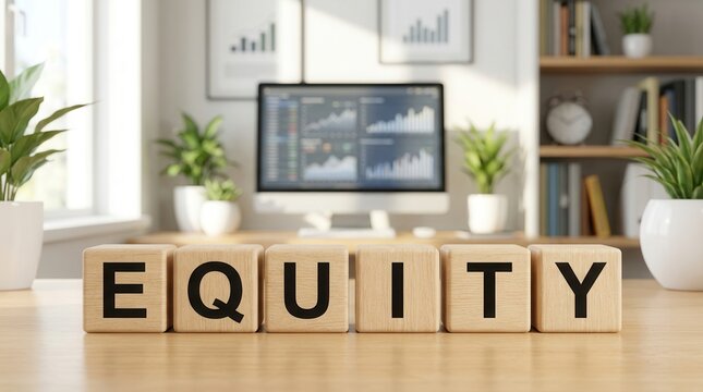 Equity ownership and shareholder value in business finance with capital structure concepts.