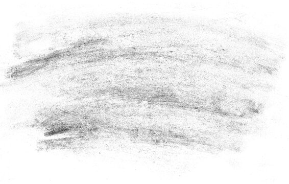 Grunge effect Black chalkboard style texture with horizontal chalky smudges and dusty slate effects, featuring a clean transparent background.
