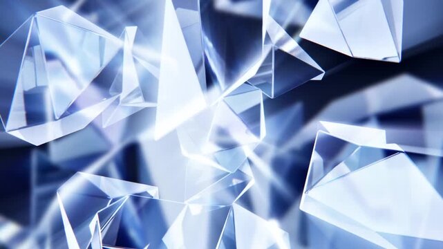 diamonds glow in dark background loop animated
