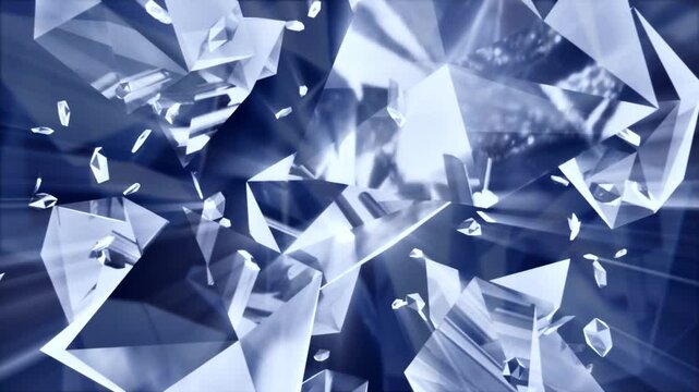 diamonds glow in dark background loop animated
