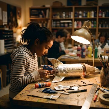 Kids Crafting & Art Class: Creative Project Workshop for Children