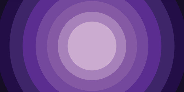 Concentric purple circles radiating from a light center, creating a hypnotic effect