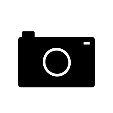 シンプルなカメラアイコン