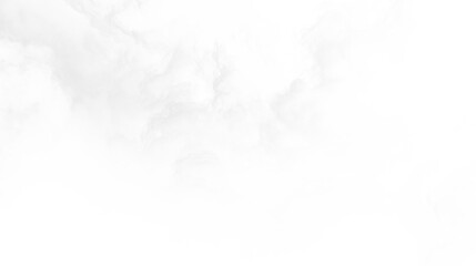 Fototapeta premium Soft white clouds across a transparent background create a light and airy scene suitable for various design projects
