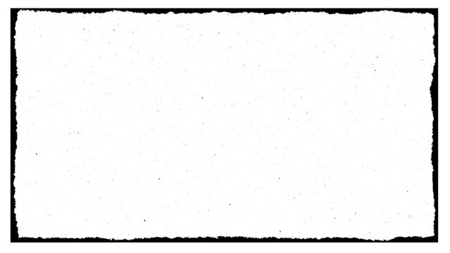 Hand drawn grunge scratchy frame overlays with rough retro edges, black texture design element, alpha transparent.