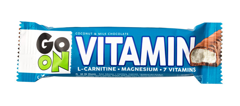 Go on vitamin bar with coconut and milk chocolate