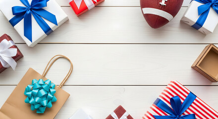 Obraz premium Father's day gifts a festive collection for dad presents celebrations