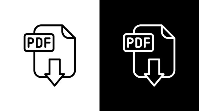 Pdf  White Icon Set Design