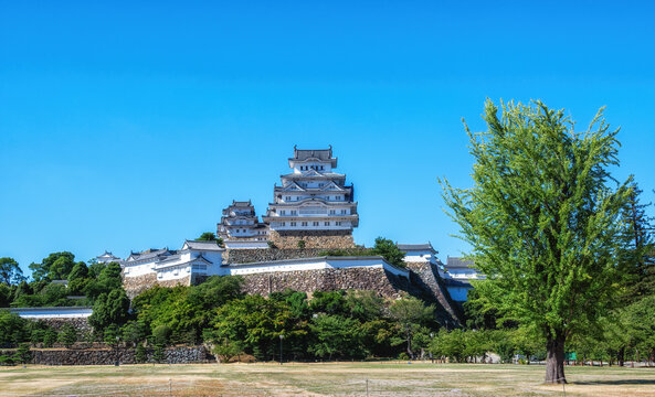 Exterior of Himeji Castle, Himeji, Hyogo Prefecture, Japan