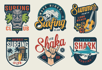 Fototapeta premium Summer surf club designs
