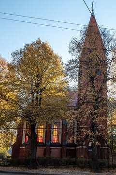 St. Adalbert's Church was built in 1904 in Amalienau districtl. Kaliningrad, Russia