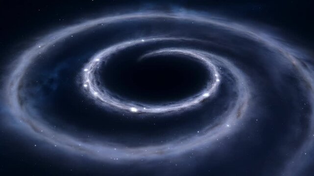Astronomers Discover Spiral Galaxy Structure in Deep Space Exploration