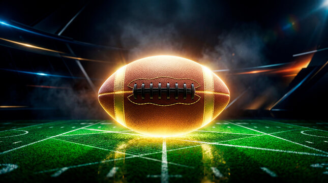 Vibrant neon and cinematic effects transform football coverage ambiance