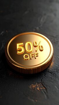 50 off coin