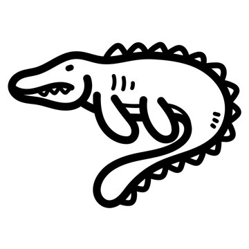 mosasaurus illustration