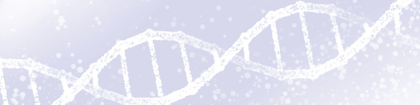 Digital futuristic scene with dna plant and glowing organic elements