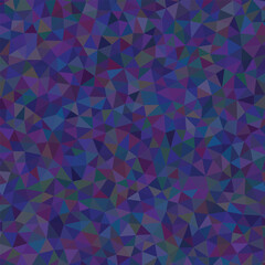 Obraz premium Geometric mosaic background, purple blue triangles pattern, abstract polygonal texture, dark colorful design