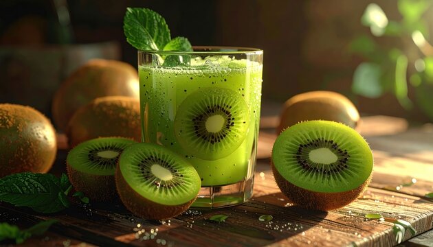 Kiwi juice fresh