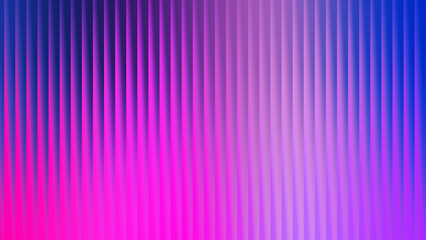 Luminous vertical ribbed gradient background showcases a striking blend of deep purple and bright pink, providing a fashionable and captivating backdrop for modern visuals. © Safaite