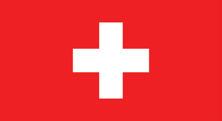 Swiss flag with white cross on red background symbolizing national pride and identity  Swiss Confederation flag  national symbol © image.designer