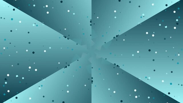 Abstract teal starburst pattern background with radial symmetry geometric shapes and glowing light effects for modern design projects