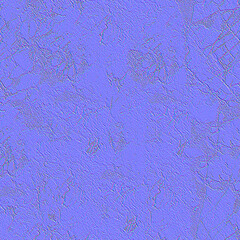 Fototapeta premium Seamless normal map background high quality blue texture for 3d rendering.