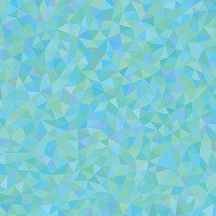 Obraz premium Geometric, Mosaic, Blue Green Background, Abstract Pattern, Vector Design Element