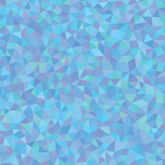 Obraz premium Geometric, Low Poly, Blue Mosaic Background, Abstract Pattern, Vector Design Element