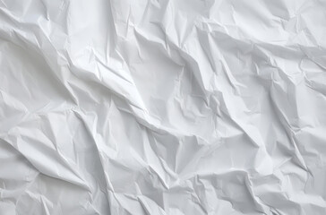 Fototapeta premium Processed collage of crumpled white paper sheet texture. Background for banner, backdrop or texture.